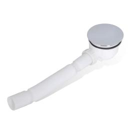 Fast flow waste trap drain & flexible hose for enclosure tray