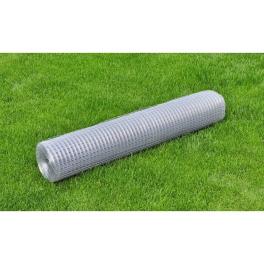 Chicken wire fence galvanized steel 82'x3.3' silver