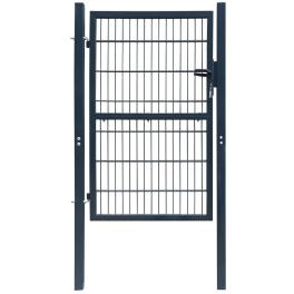 Fence gate steel 41.7"x97.6" anthracite