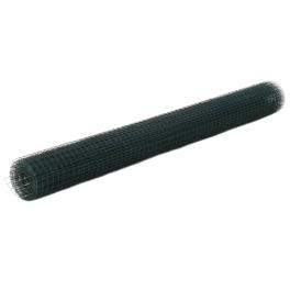 Chicken wire fence steel with pvc coating 82'x4.9' green