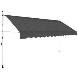 Retractable awning anthracite