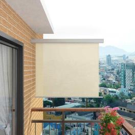 Balcony side awning multi-functional 59.1"x78.7" cream