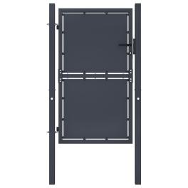 Garden gate steel 39.4"x68.9" anthracite