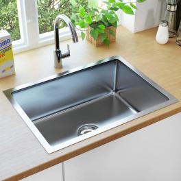 Handmade kitchen sink stainless steel