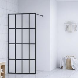 Walk-in shower screen frosted tempered glass 39.4"x76.8"