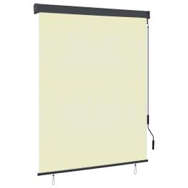 Outdoor roller blind 55.1"x98.4" cream