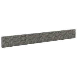 Gabion wall with covers galvanized steel 354.3"x11.8"x39.4"