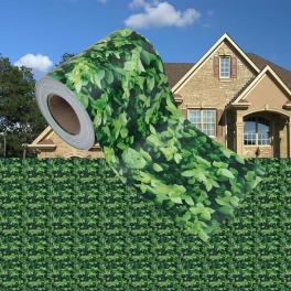Garden privacy screen pvc 114.8'x0.6' green