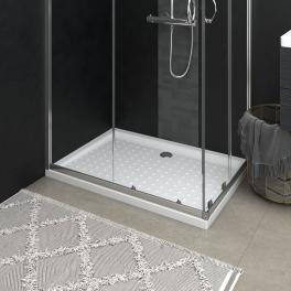 Shower base tray with dots white 27.6"x39.4"x1.6" abs