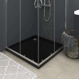 Square abs shower base tray black 31.5"x31.5"