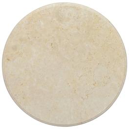 Table top cream marble 23.6 x 1.0 in durable table top