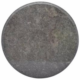 Table top black Ø23.6"x1" marble