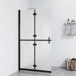 Foldable walk-in shower wall frosted esg glass 47.2"x74.8"
