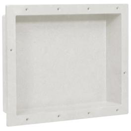 Shower niche matt white 16.1"x20.1"x3.9"