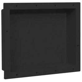 Shower niche matt black 16.1"x20.1"x3.9"