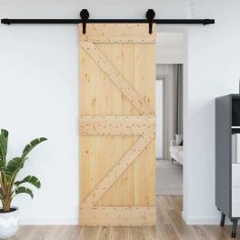 Door narvik 33.5"x82.7" solid wood pine