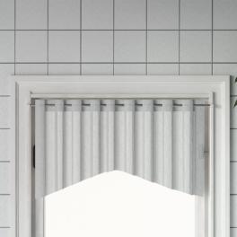 Curtain rail white and silver aluminum, plastic