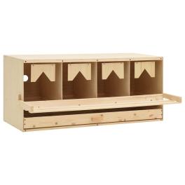 Chicken laying nest brown and natural wood color
