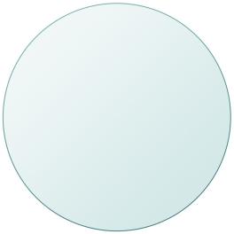 Replacement table top clear tempered glass 11.8 in diameter