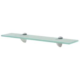 Floating shelf clear tempered safety glass, zinc alloy