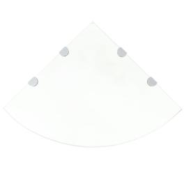 Corner shelf clear tempered glass medium corner shelf