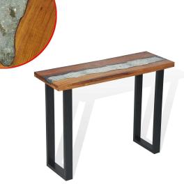 Console table teak 39.4"x13.8"x29.5"