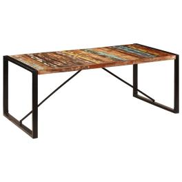 Dining table multicolor with variations