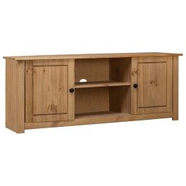 Tv cabinet natural wood solid pine wood medium tv cabinet