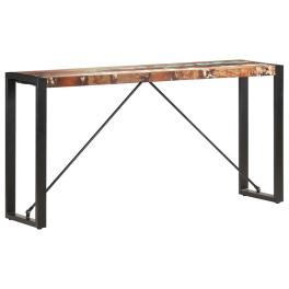 Console table varied due to reclaimed wood