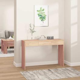 Console table teak solid teak 43.3 x 13.8 x 29.5 in console table