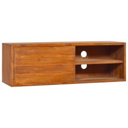 Wall-mounted tv cabinet teak solid teak wood