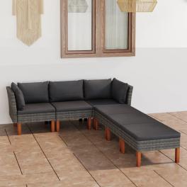 Garden lounge set grey