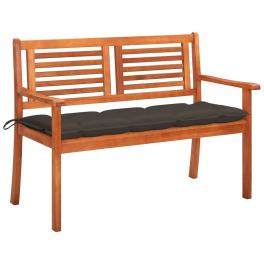 Bench natural wood solid eucalyptus wood 47.2 in wide durable