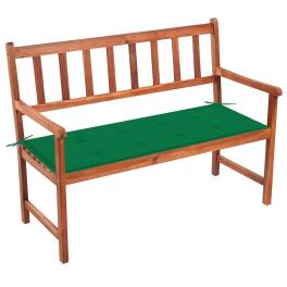 Garden bench natural wood solid acacia wood medium durable