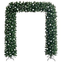 Christmas tree arch green pvc, plastic, steel large