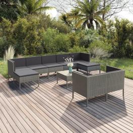 Garden lounge set grey