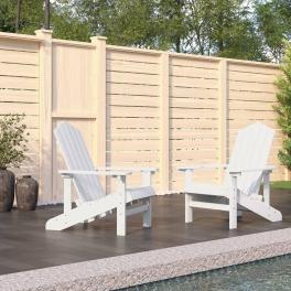 Garden chair white hdpe (high density polyethylene) standard