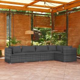 Garden lounge set grey