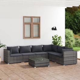 Garden lounge set grey, anthracite