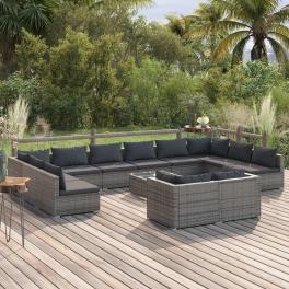 Garden lounge set grey