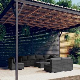 Garden lounge set grey
