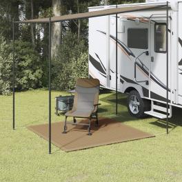Tent carpet 78.7x78.7" taupe