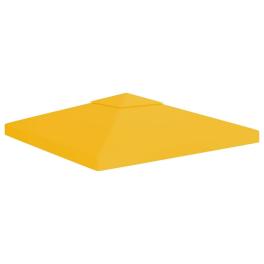 2-tier gazebo top cover 1 oz/ft² 9.8'x9.8' yellow