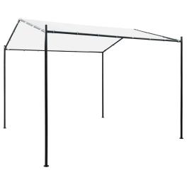 Gazebo white steel large collapsible canopy rectangular