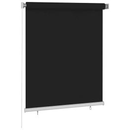 Roller blind black high-density polyethylene (hdpe) 47.2 x 55.1 in