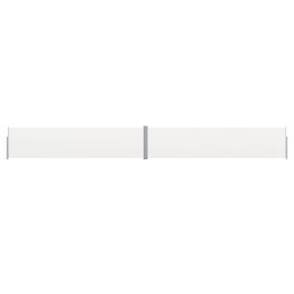 Side awning cream polyester with pu coating, powder-coated steel