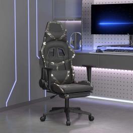 Gaming chair black and camouflage