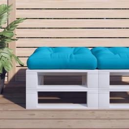 Pallet cushion blue 100% polyester 19.7"x19.7