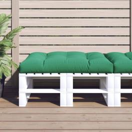 Pallet cushion green fabric (100% polyester) large