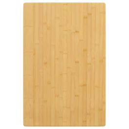 Table top natural bamboo bamboo medium rounded corners